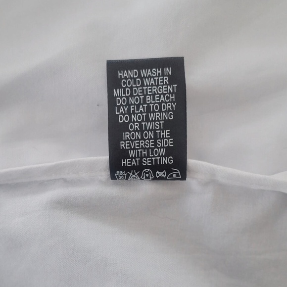 Berek White Whimsical Artsy Tunic Dragonfly Embellished Button Front Shirt Sz L - Picture 11 of 11